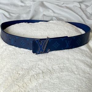 LV Louis Vuitton Belt Men’s Navy/Blue